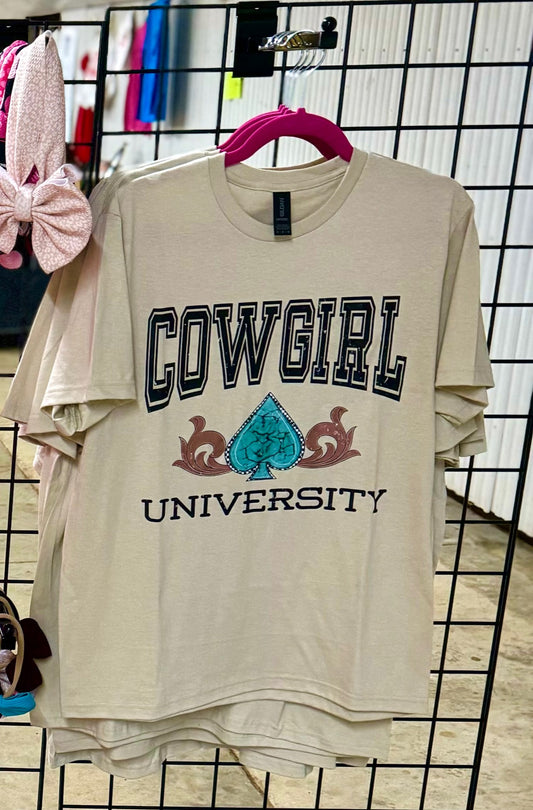 Cowgirl University Tee