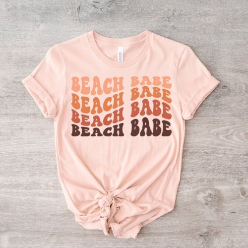 Beach Babe Tee - Ranchin Babes Boutique